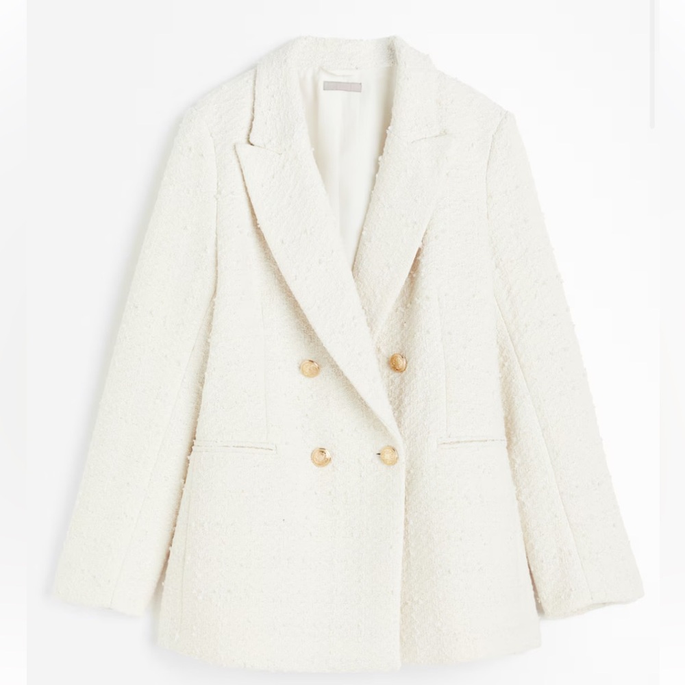NWT H&M Textured-weave (Boucle) Jacket
